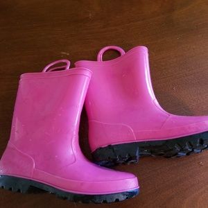 Girls rain boots size 3